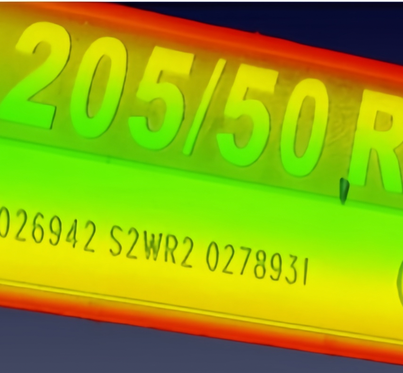 타이어 문자 검사 시스템